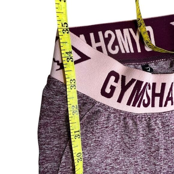 Gymshark Women's Pull-On Flex Compression Leggings Heather Purple Size Small - Picture 6 of 8